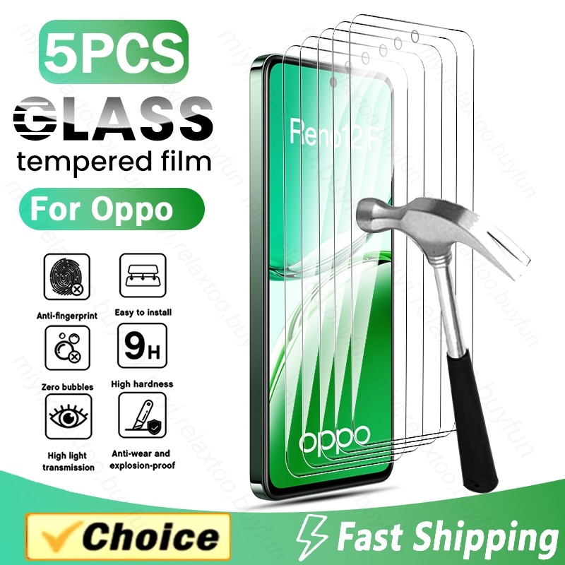 5PCS 100% Original HD Tempered - Oppo Reno 12 recension och pris