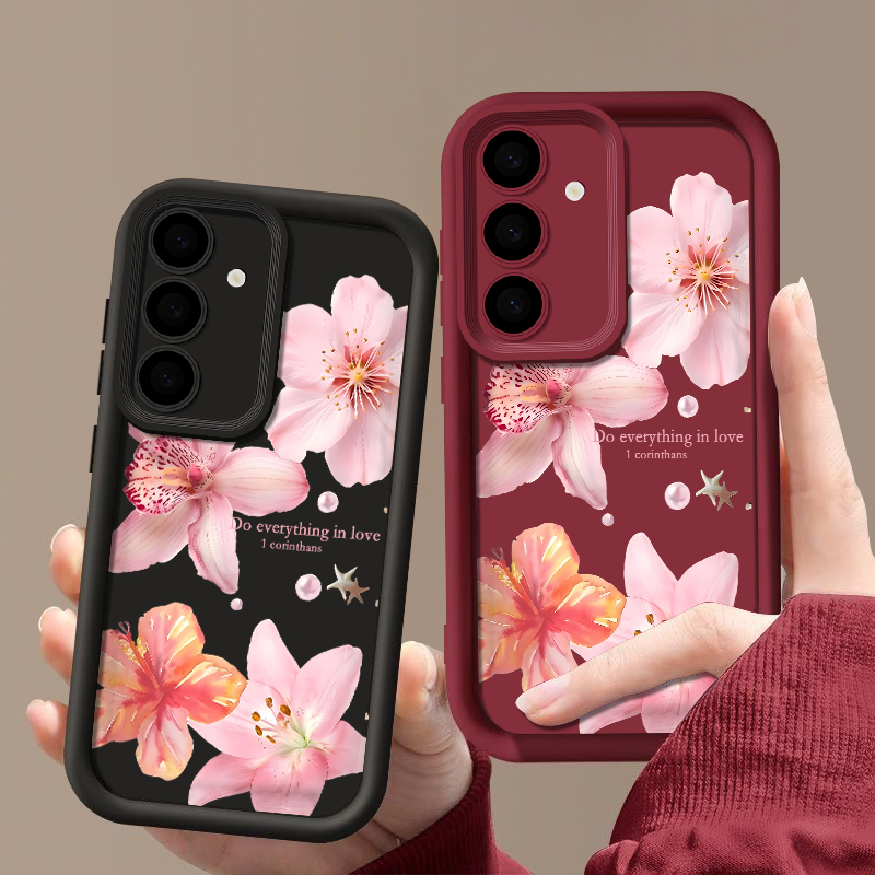 Pink Flowers Phone Case For Sa - Samsung Galaxy A55 recension och pris