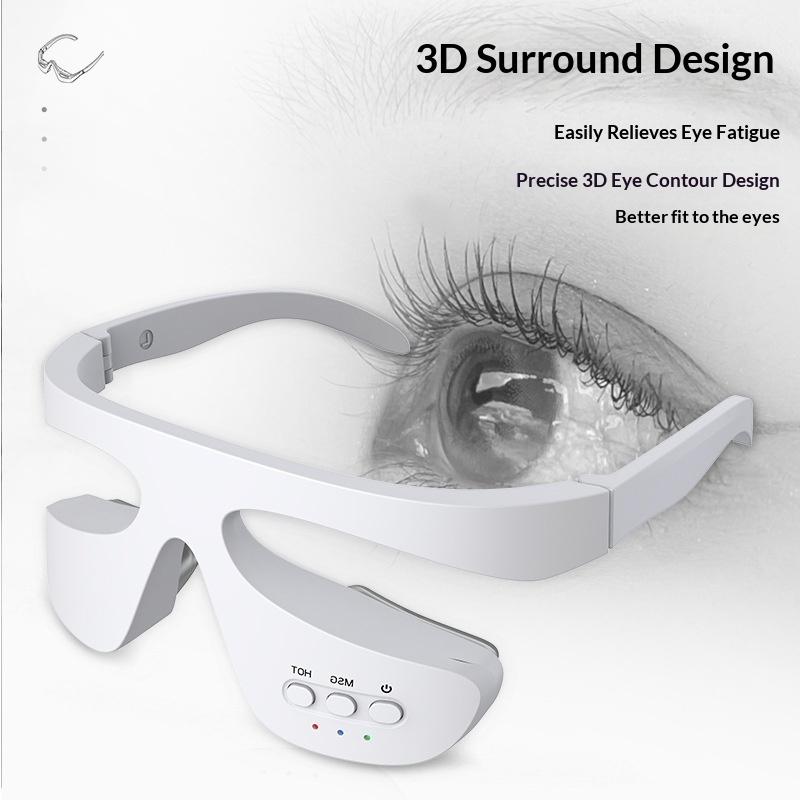 Portable Smart Eye Massager 3D - Light Therapy Glasses recension och pris