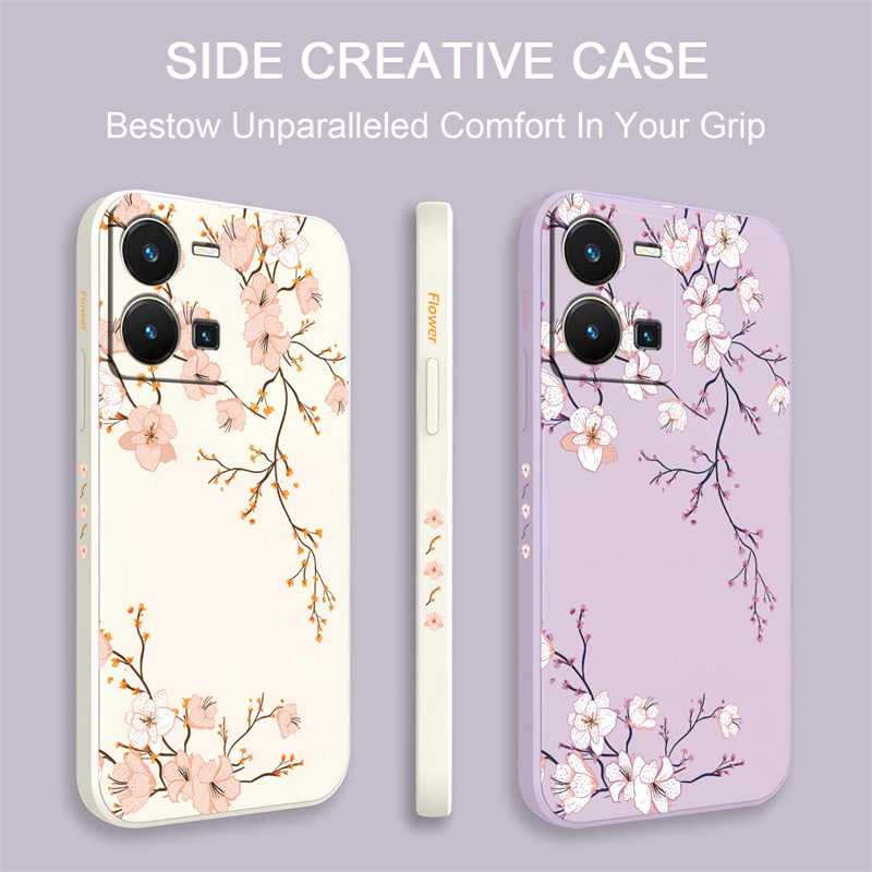 Floral Flower Case for VIVO Y9 - Vivo Y28 recension och pris
