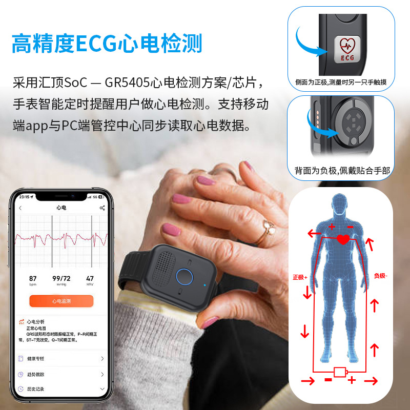Elderly 5G card positioning wa - Fall Detection Watch recension och pris
