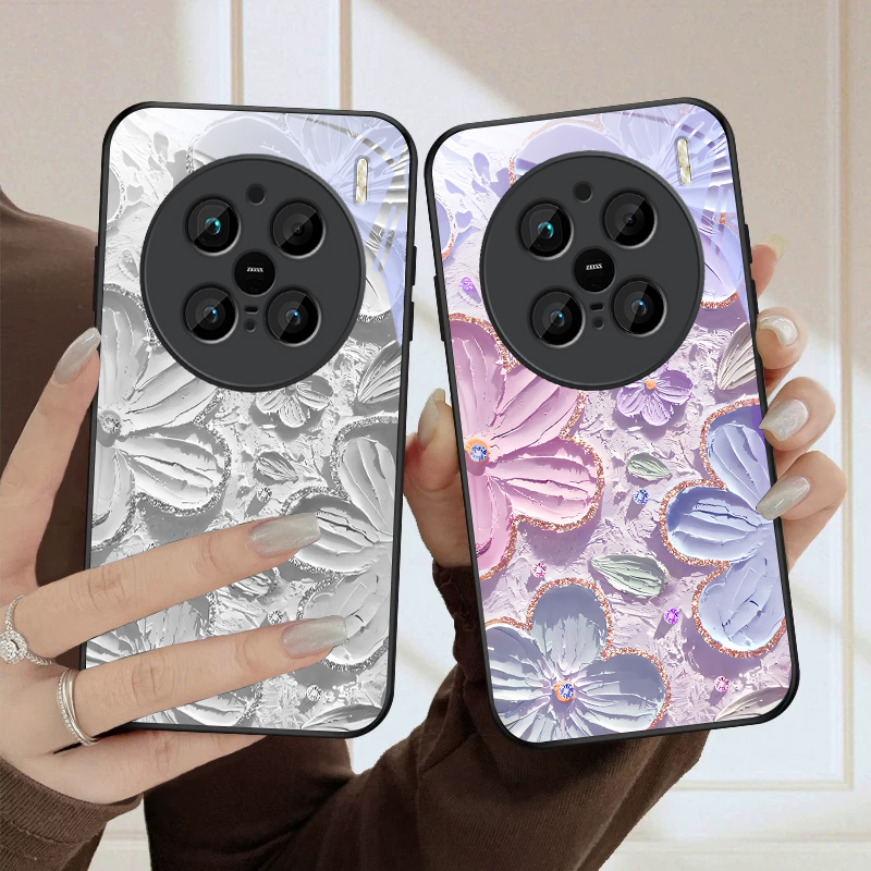 Cream Garden Flower Realm For  - Vivo X200 recension och pris