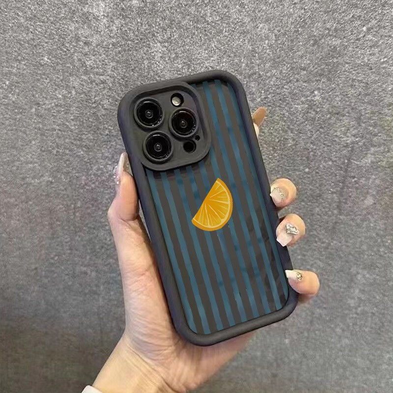 Striped Lemon Slice Pattern Ph - Apple Iphone 15 Pro Max recension och pris
