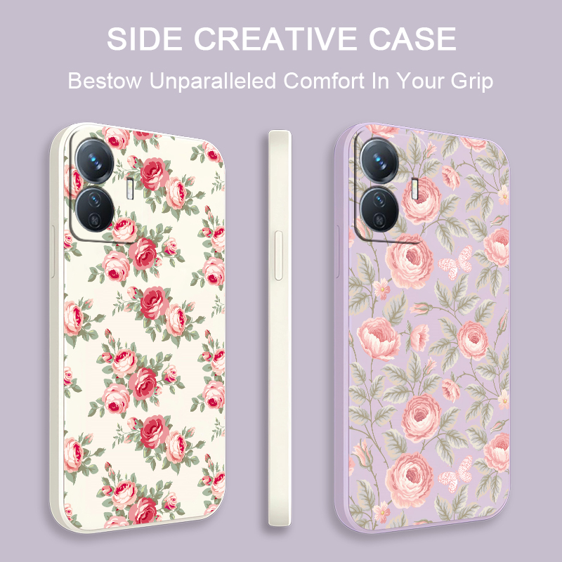 Little Flowers Print Phone Cas - Vivo Y28 recension och pris